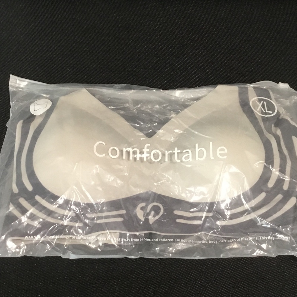 NIP Comfortable Wireless Bra - Gray & Black